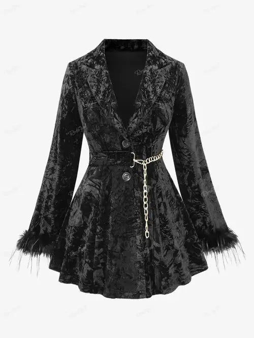 Collar Black Coat AliExpress Other