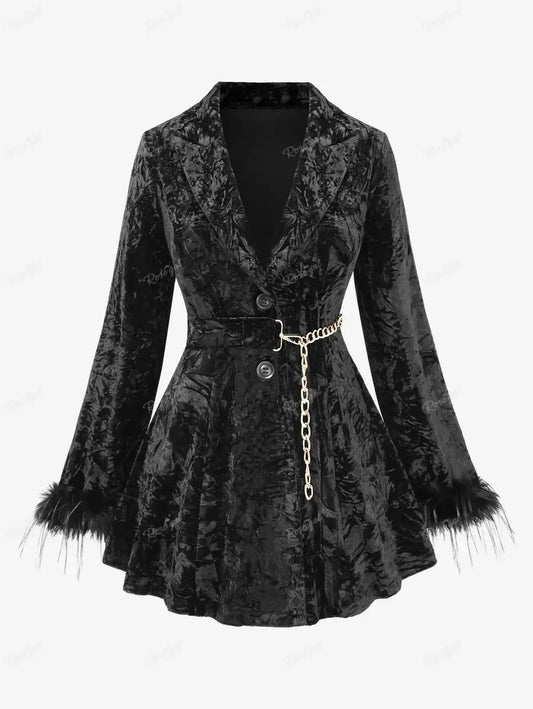 Collar Black Coat AliExpress Other