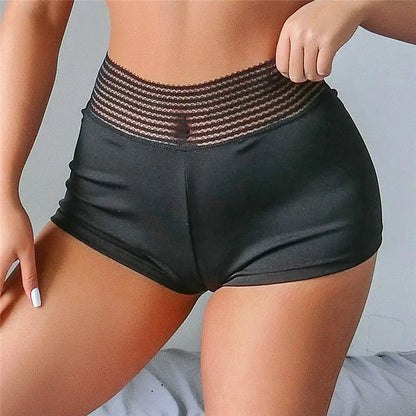 LacyNighty™ Ruched Booty High-Waisted Short Lavah Intimates
