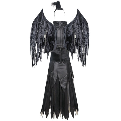 LacyNighty™ Midnight Seraphim Lacy Nighty