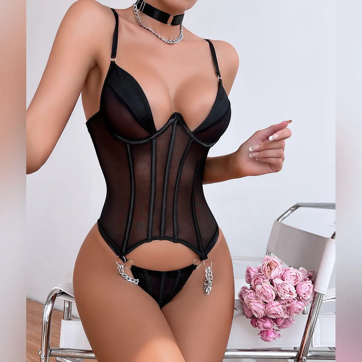 LacyNighty™ Niomi Lingerie Set Lavah Intimates