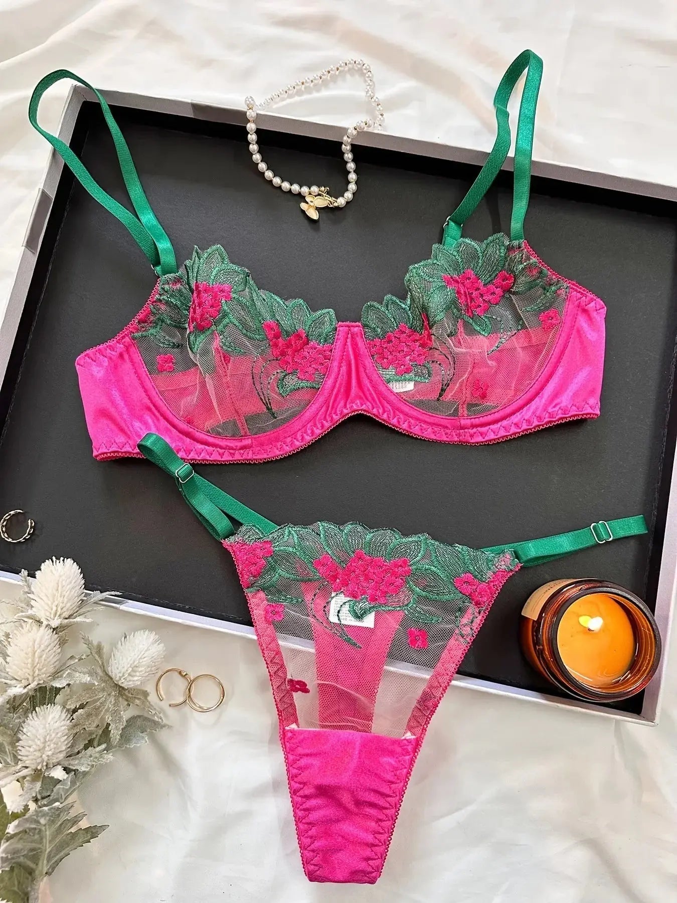 Born To Be Wild Bra Set LacyNighty Lingerie & Intimates