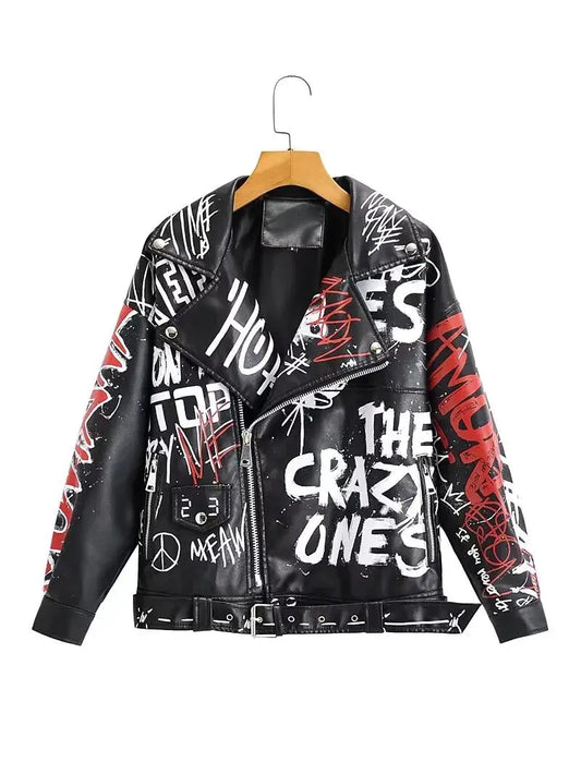 Painted Leather Jacket ghalas Other