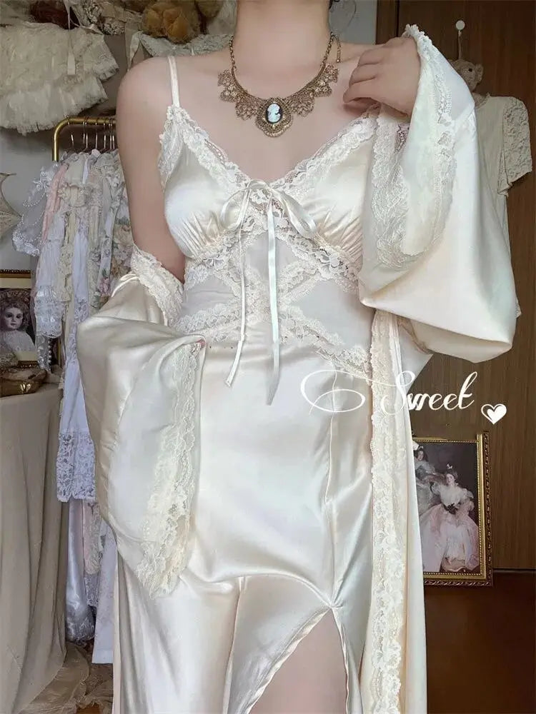 On Such A Timeless Dream Robe LacyNighty Sleeping Wear