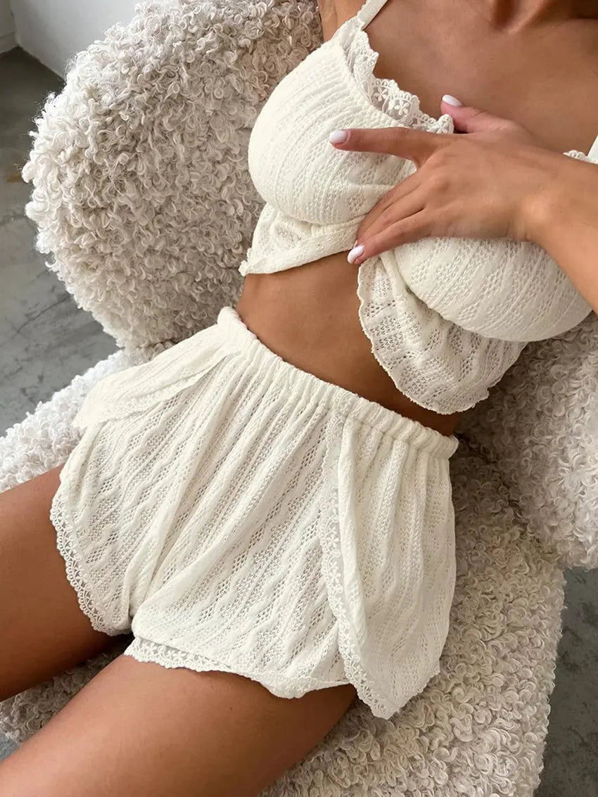 Anyone Will Do Tonight Pajamas LacyNighty0212 Sleeping Wear