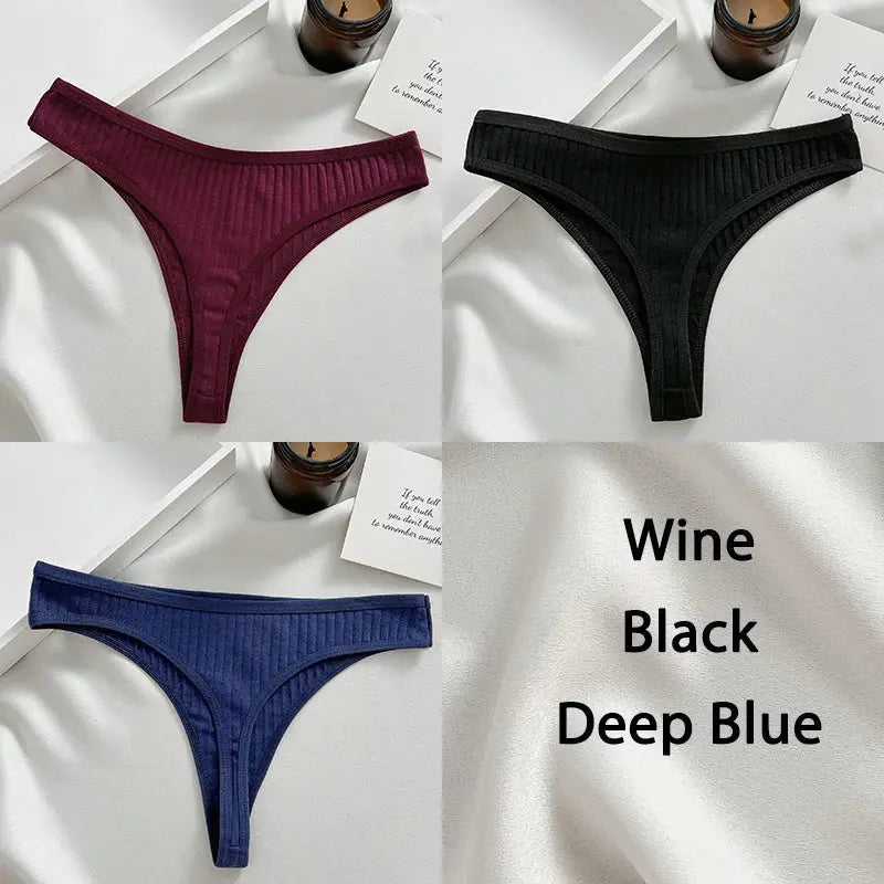 Feel So Untouched Thongs Set LacyNighty Panties