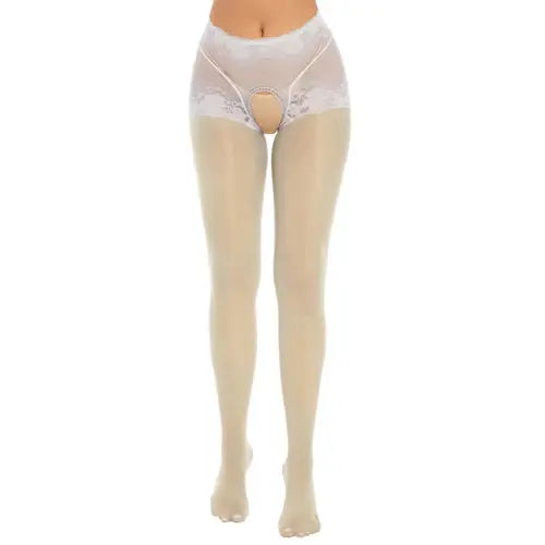 Open Crotch Pantyhose Lacy0301 Other