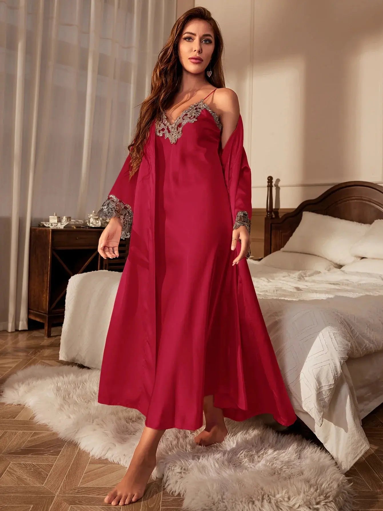 Sleep with My Girls Nightdress LacyNighty Sleeping Wear