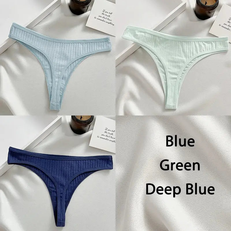 Feel So Untouched Thongs Set LacyNighty Panties