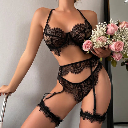 Lace Dreams 4-Piece Lingerie Set Lavah Intimates Lingerie set