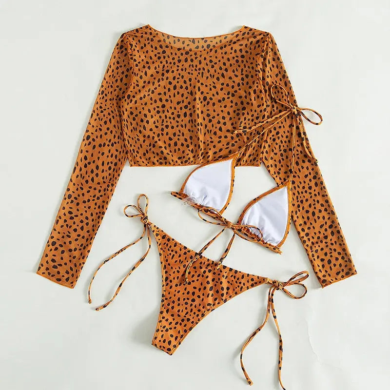 LacyNighty™ Model BK503 (set with top) ELLOLACE Bikini