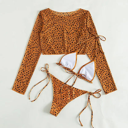 LacyNighty™ Model BK503 (set with top) ELLOLACE Bikini