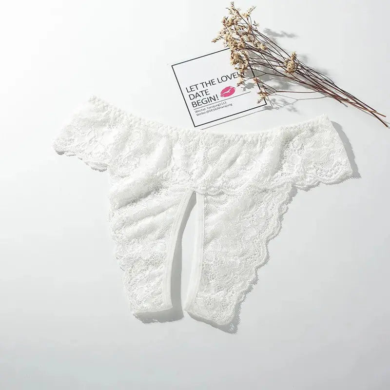 The Sweet Escape Crotchless Briefs LacyNighty Panties