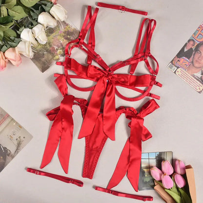 LaycyNighty™ Ivonne's Bowknot Set LacyNighty0312 Lingerie Set