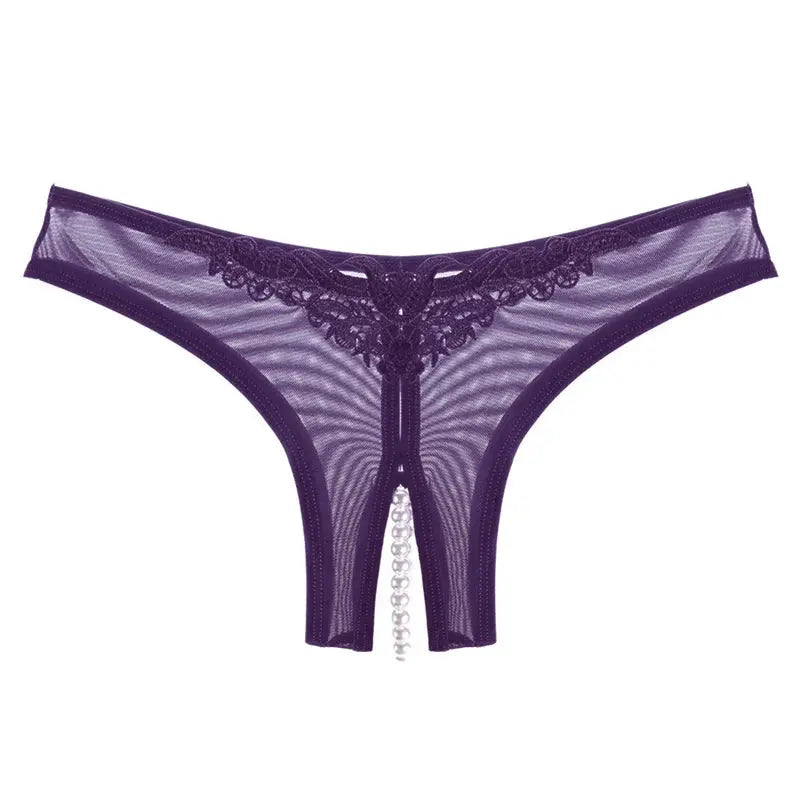 Pearl Mesh Crotchless Panty LAVAH INTIMATES
