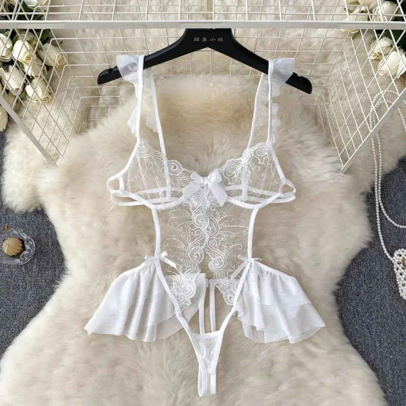 A Little Too Strong Crotchless Teddies LacyNighty Lingerie & Intimates