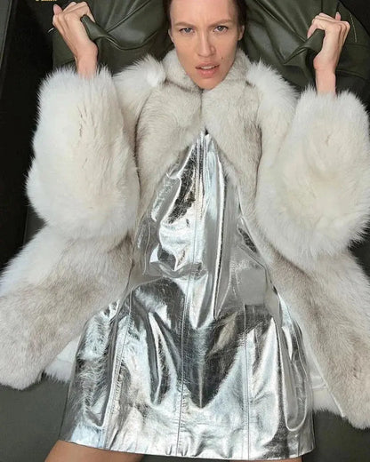 Metallic Leather Dress AliExpress Other