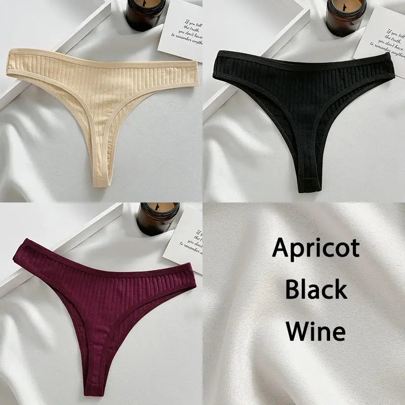 Feel So Untouched Thongs Set LacyNighty Panties