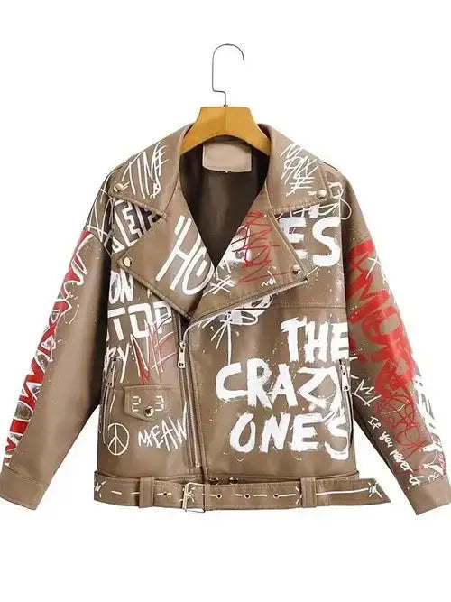 Painted Leather Jacket ghalas Other