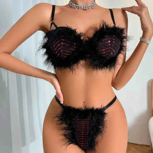 Classic Noir Elegance Lingerie LacyNighty Lingerie & Intimates