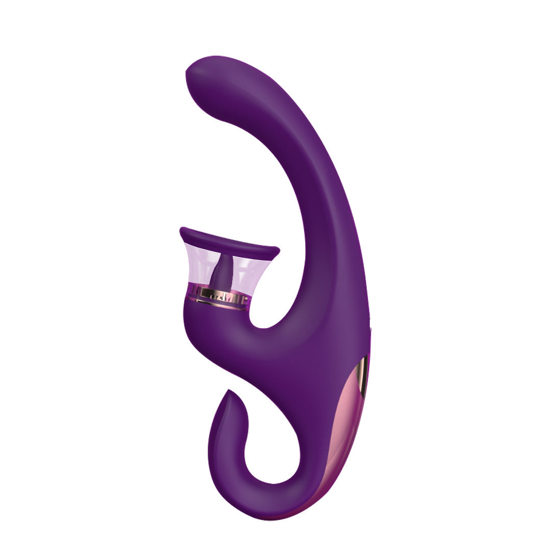 2025- Sandra 3-in-1 G-Spot and Clitoral Suction Rabbit Vibrator The Bad Peach Store sex toys