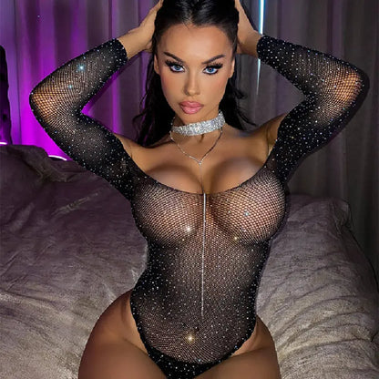 LacyNighty™ Katarina Bodystocking Lacy Nighty Bodystocking