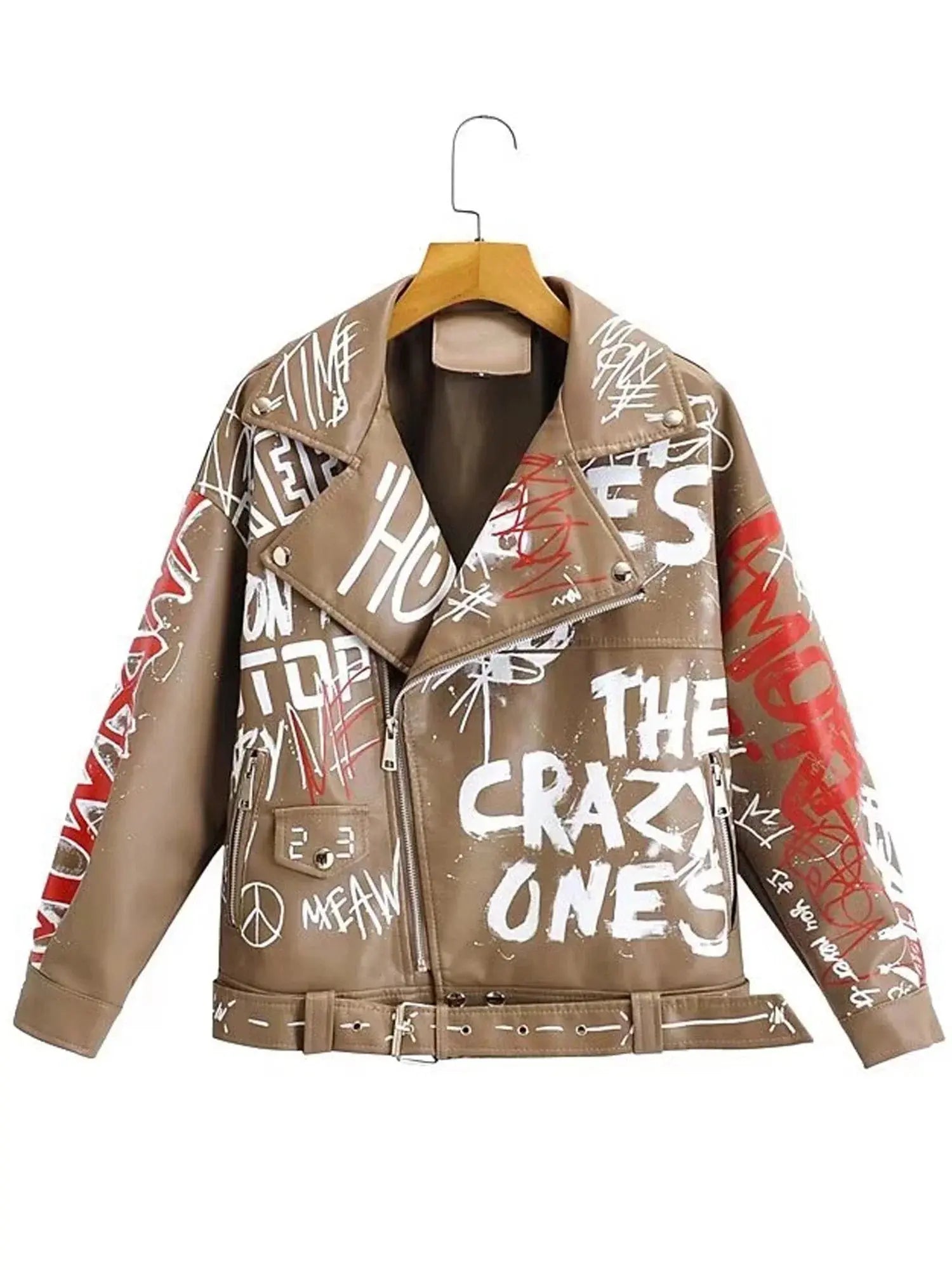 Painted Leather Jacket ghalas Other