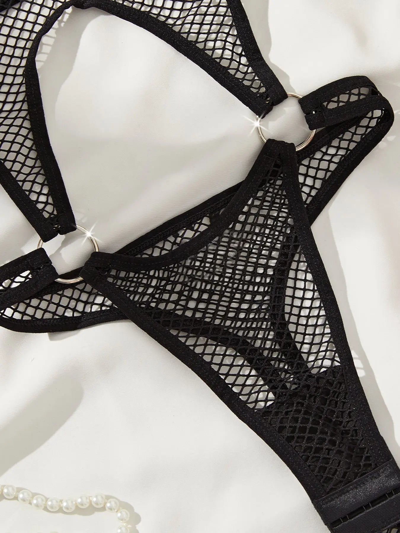 LacyNighty™ Midnight Snare Bodystocking Lacy Nighty