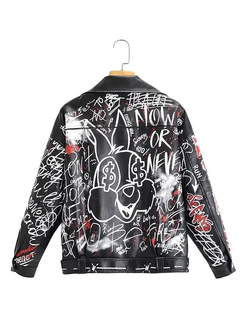 Painted Leather Jacket ghalas Other