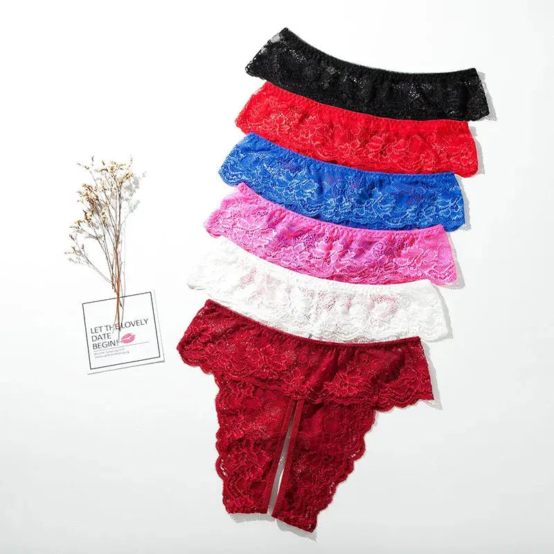 The Sweet Escape Crotchless Briefs LacyNighty Panties