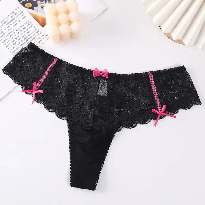 French Lace Thong Lavah Intimates