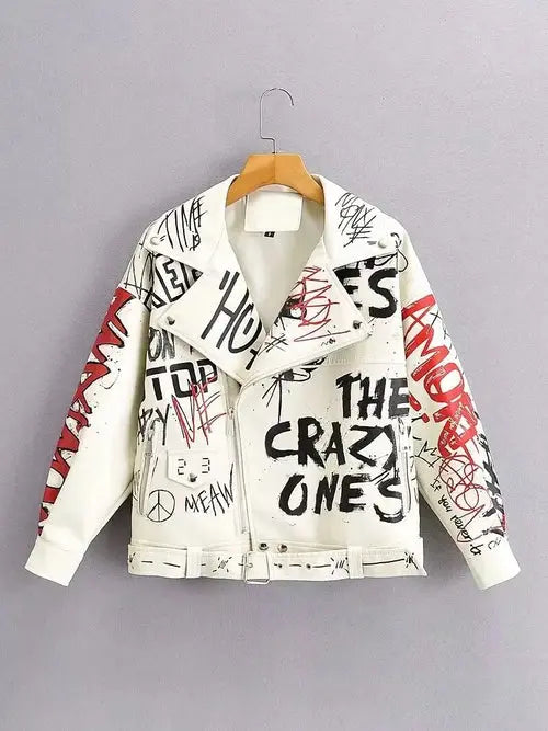 Painted Leather Jacket ghalas Other