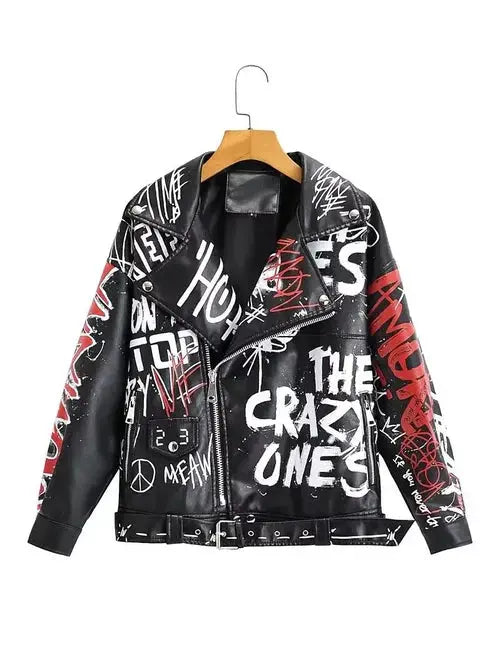 Painted Leather Jacket ghalas Other