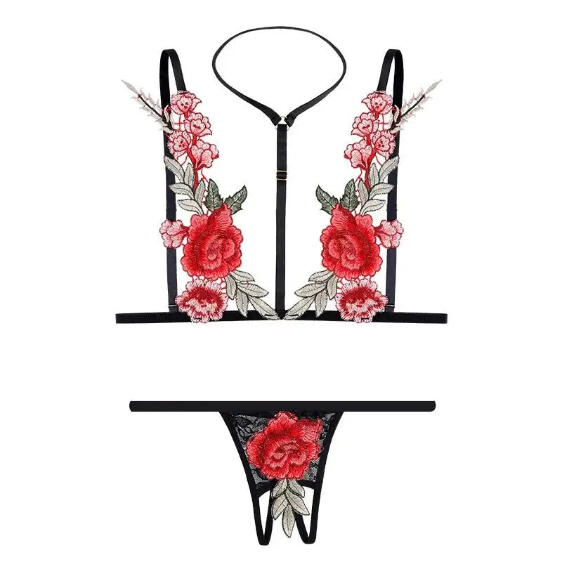 Rose Lingerie Set Lacy0301Goth