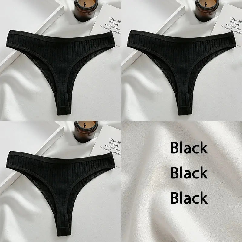 Feel So Untouched Thongs Set LacyNighty Panties