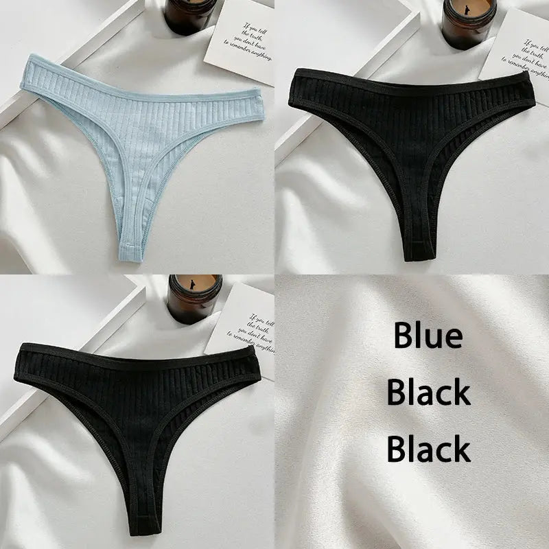 Feel So Untouched Thongs Set LacyNighty Panties