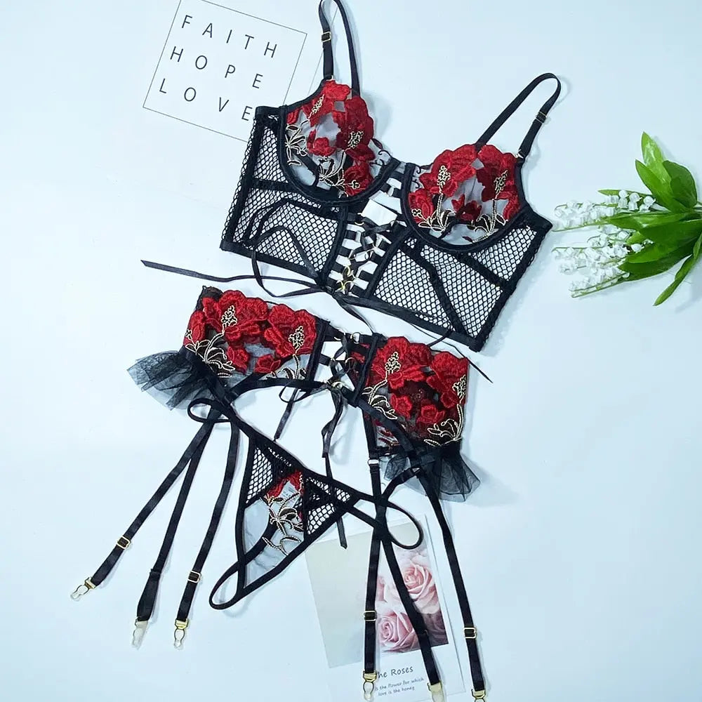 Ivana 3-Piece Set Lavah Intimates