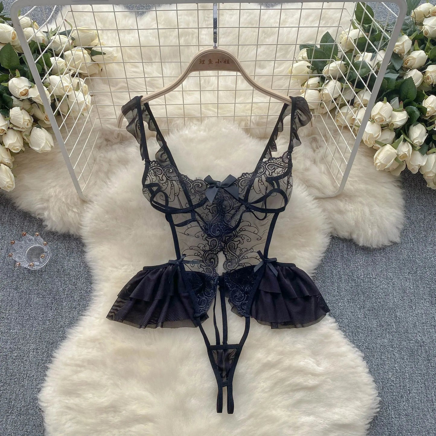 A Little Too Strong Crotchless Teddies LacyNighty Lingerie & Intimates