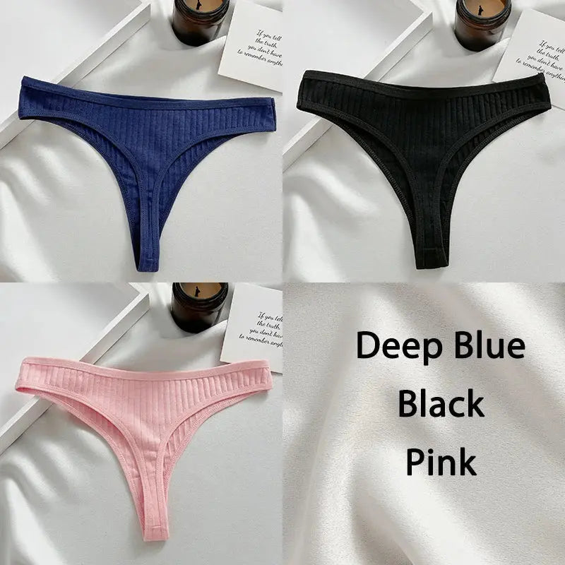 Feel So Untouched Thongs Set LacyNighty Panties