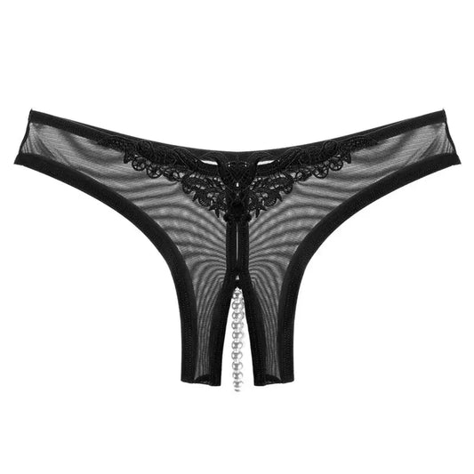 Pearl Mesh Crotchless Panty LAVAH INTIMATES