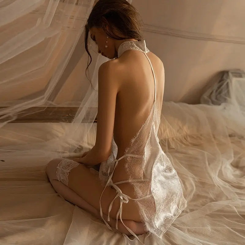 Special Place Nightdress LacyNighty Sleeping Wear