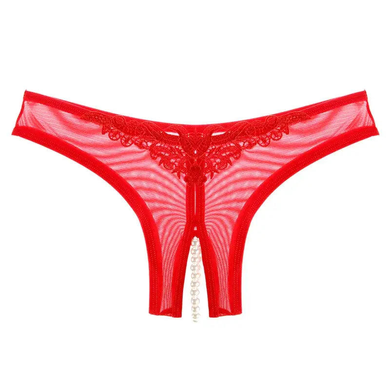 Pearl Mesh Crotchless Panty LAVAH INTIMATES
