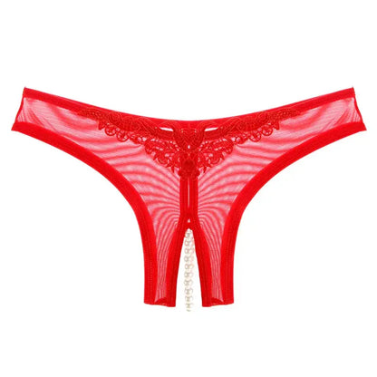 Pearl Mesh Crotchless Panty LAVAH INTIMATES
