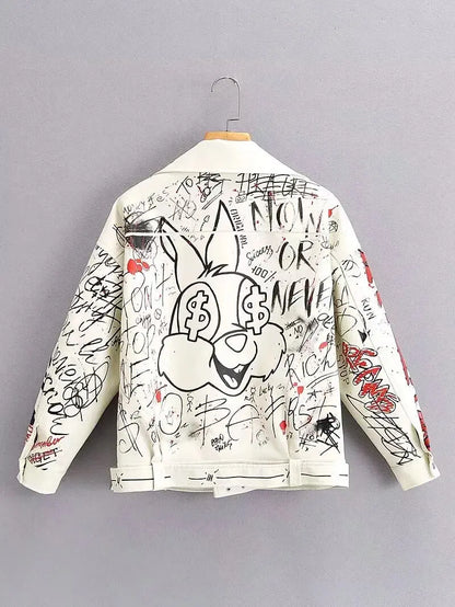 Painted Leather Jacket ghalas Other