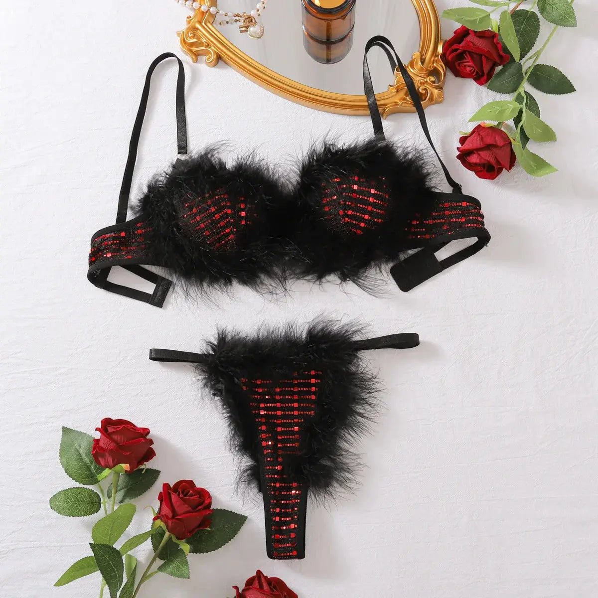 Classic Noir Elegance Lingerie LacyNighty Lingerie & Intimates