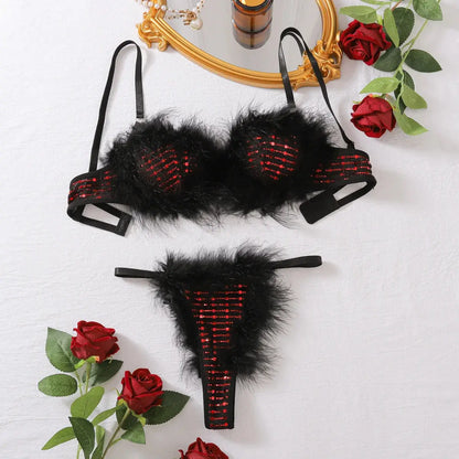 Classic Noir Elegance Lingerie LacyNighty Lingerie & Intimates