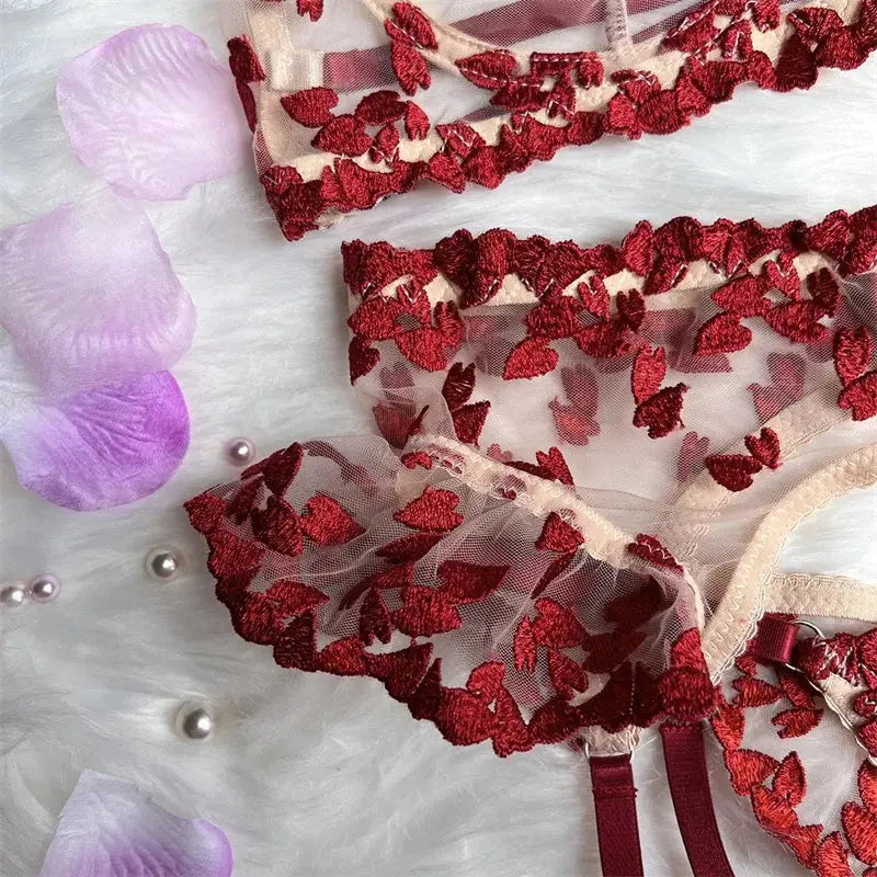Dusky Dreams Bra Set LacyNighty Lingerie & Intimates