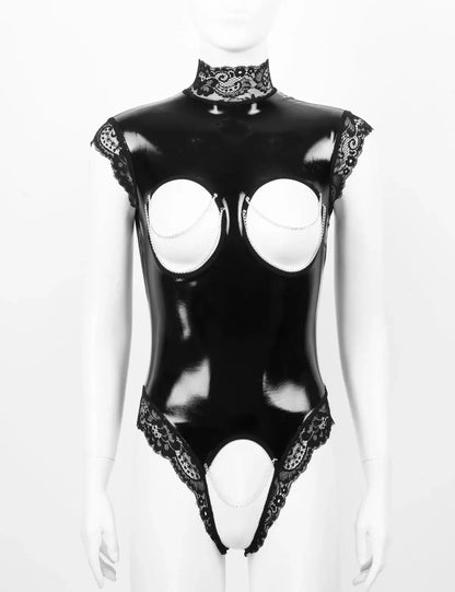 More Tequila Latex Crotchless Teddies LacyNighty Lingerie & Intimates