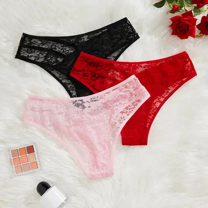 LacyNighty™ Velvet Vibes Briefs Lacy Nighty