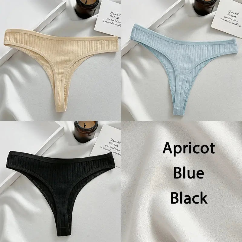 Feel So Untouched Thongs Set LacyNighty Panties